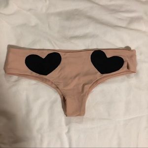 Lolli swim heart bikini bottoms